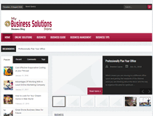 Tablet Screenshot of mybusinesssolutionsstore.com